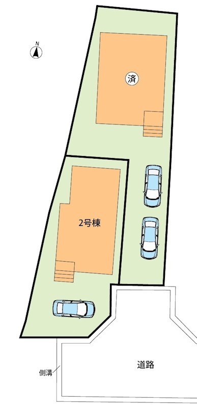 京田辺市興戸南鉾立　第1期　2号地 区画図