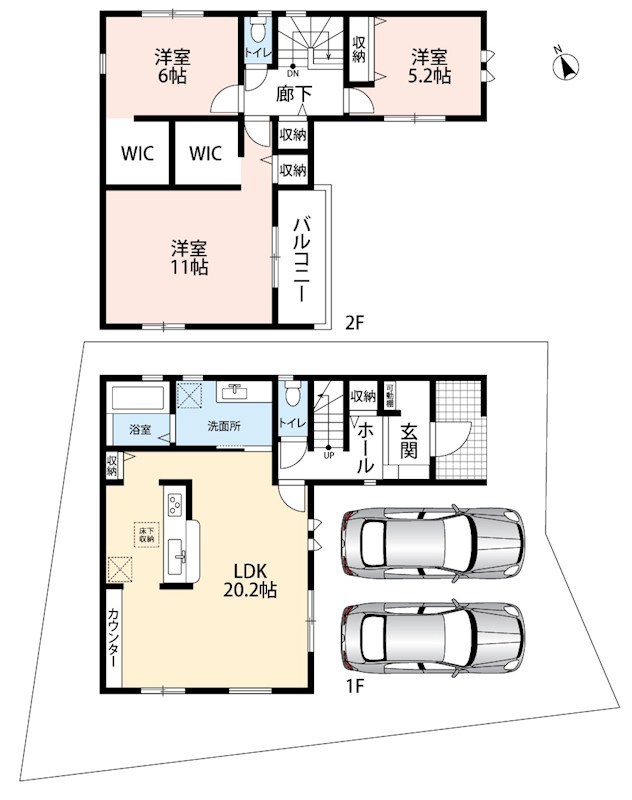 大津市堅田　第3期　3号地 間取図・土地図