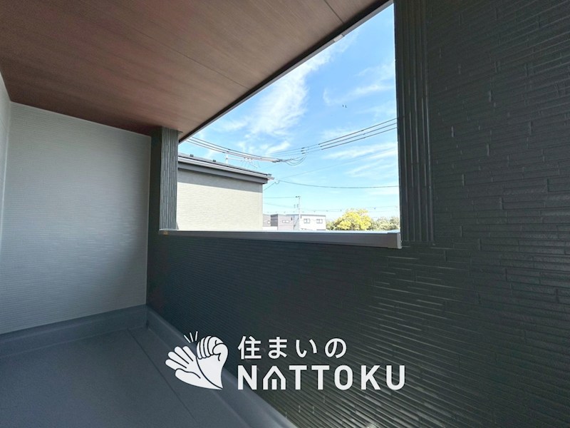 大津市堅田　第3期　4号地 現地写真（バルコニー）