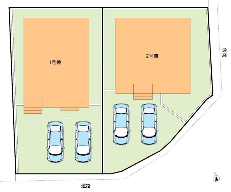 岸和田市岡山町　第9期　1号地 区画図