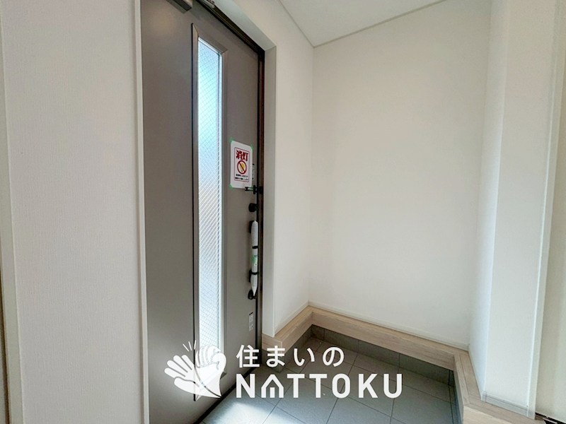 岸和田市岡山町　第9期　1号地 現地写真（玄関）