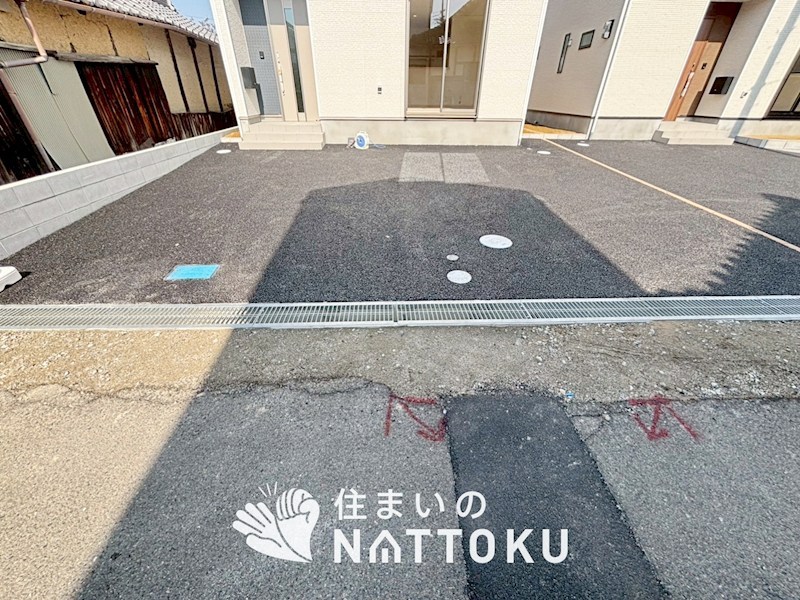 岸和田市岡山町　第9期　1号地 現地写真（駐車場）