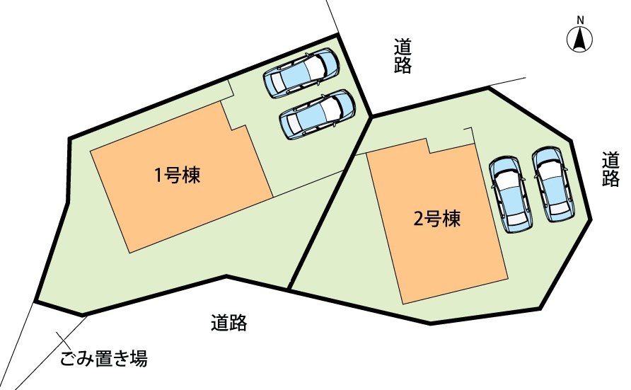 湖南市三雲　第2期　1号地 区画図