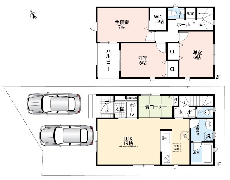 枚方市茄子作　第9期　 間取図・土地図