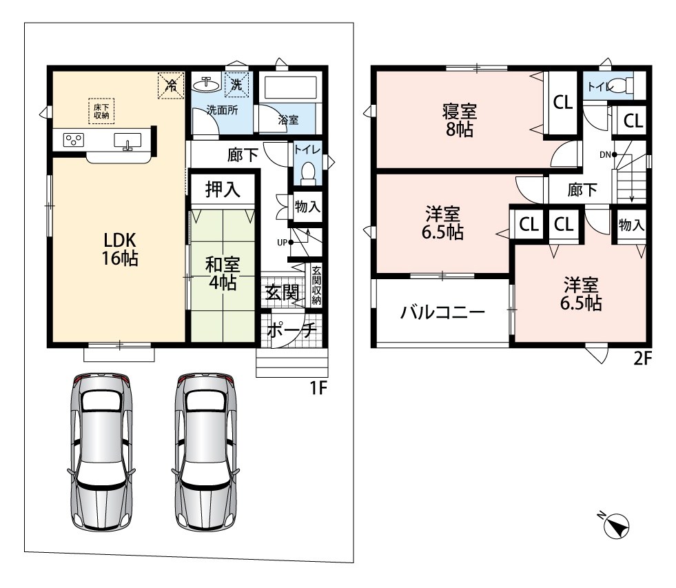 明石市大久保町八木　第3期　2号地 間取図・土地図