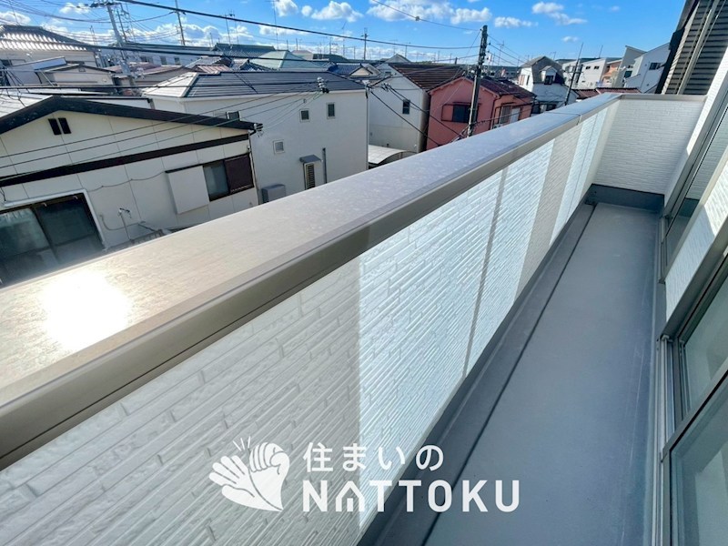 明石市藤江　第2期　1号地 現地写真（バルコニー）