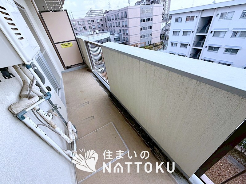 枚方市東山住宅　6棟 現地写真（バルコニー）