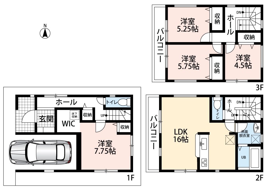 東大阪市大蓮北　第2期　 間取図・土地図