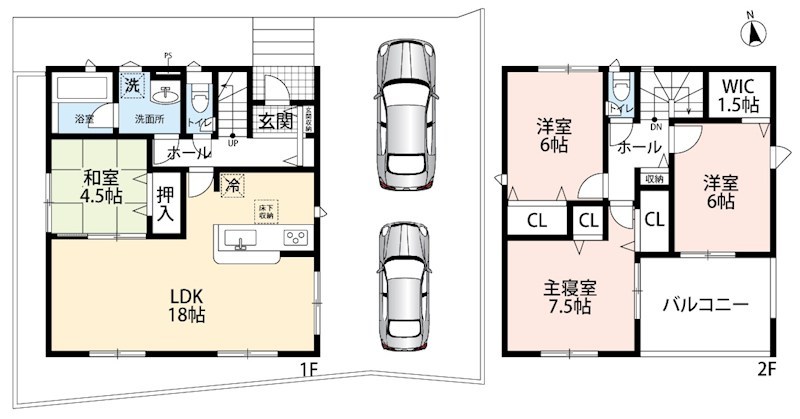 大津市雄琴　第25期　1号地 間取図・土地図