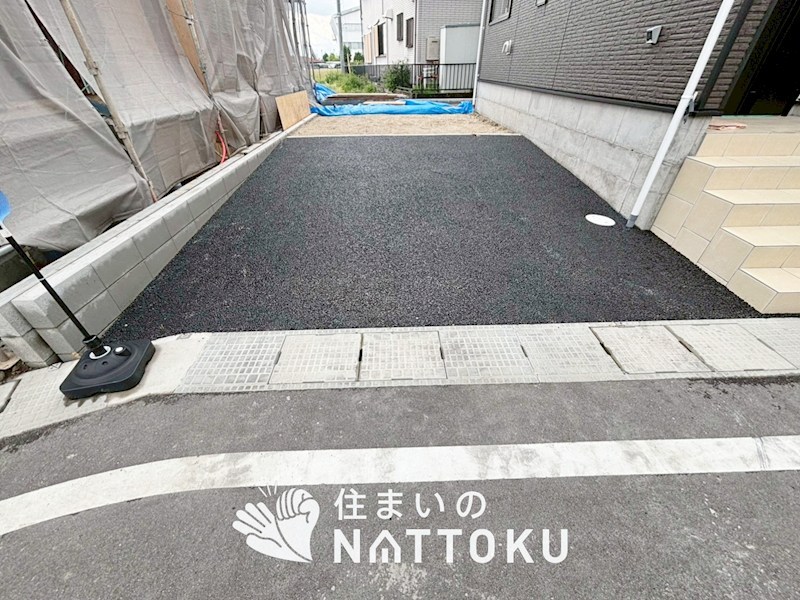 大津市雄琴　第25期　1号地 現地写真（駐車場）