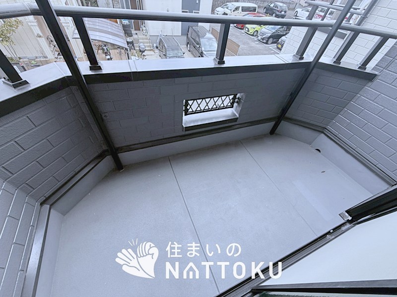 枚方市東香里 現地写真（バルコニー）