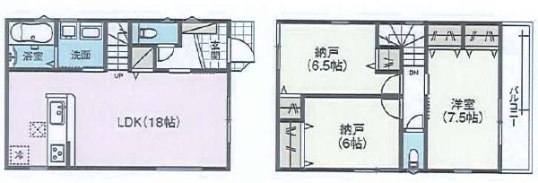 堺市中区福田　第8期　2号地 間取図・土地図