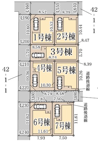 大阪市東住吉区照ケ丘矢田　第9期　1号地 区画図