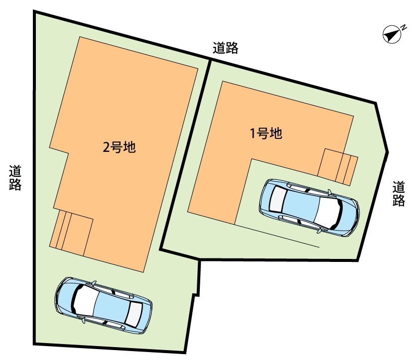 長岡京市滝ノ町　第3期　1号地 区画図