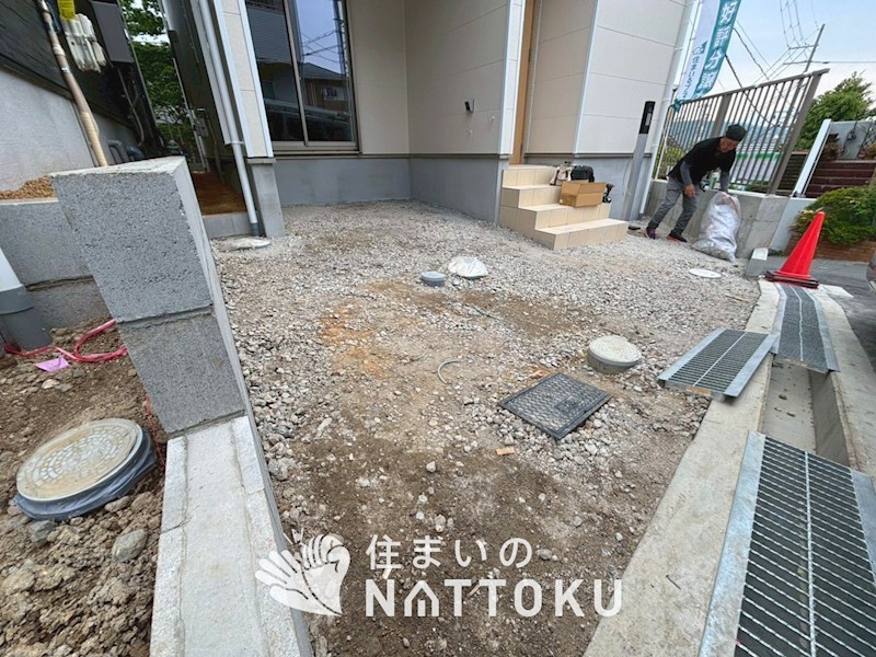 枚方市渚元町　第5期　1号地 現地写真（駐車場）
