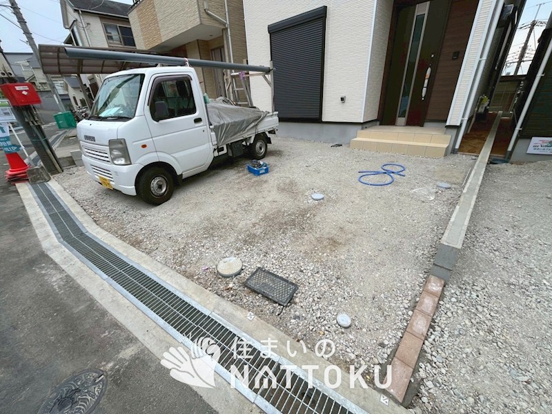枚方市渚元町　第5期　3号地  現地写真（駐車場）