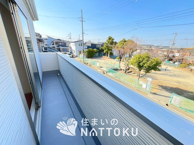 京田辺市草内八田　第2期 現地写真（バルコニー）