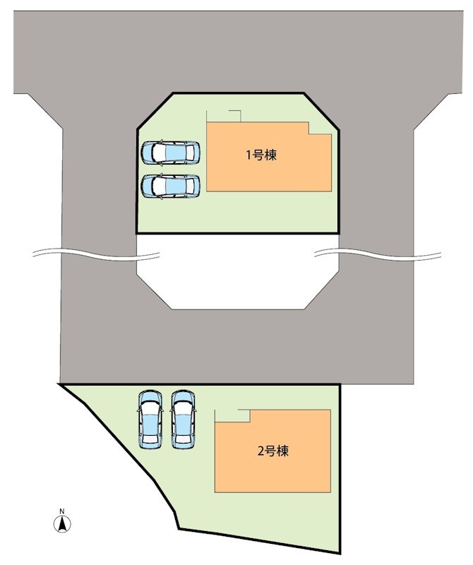 綾部市井倉町日渡り　2号地 区画図