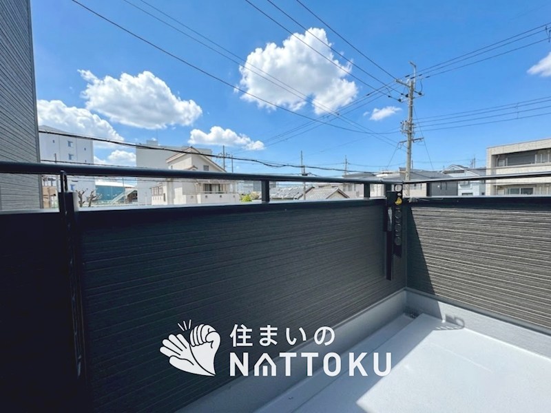 茨木市上野町　第7期　1号地 現地写真（バルコニー）