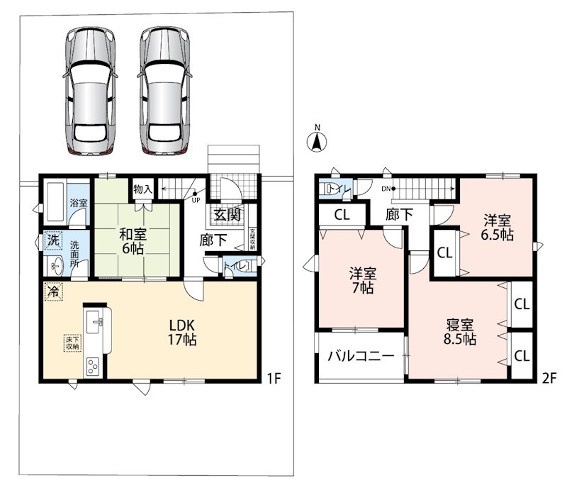 美濃加茂市新池町　第1期　3号地 間取図・土地図