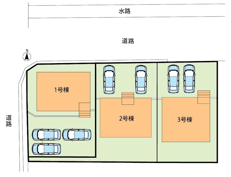 美濃加茂市新池町　第1期　3号地 区画図