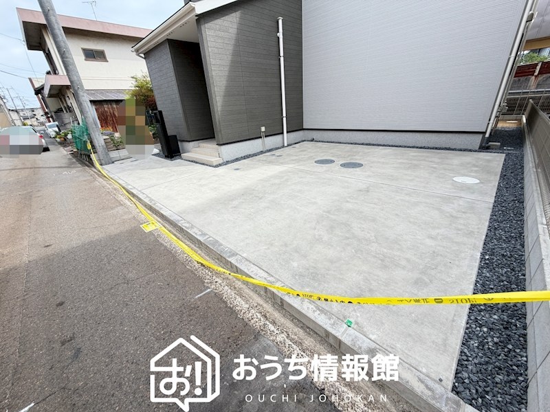 桑名市矢田　第1期　4号地 現地写真（駐車場）