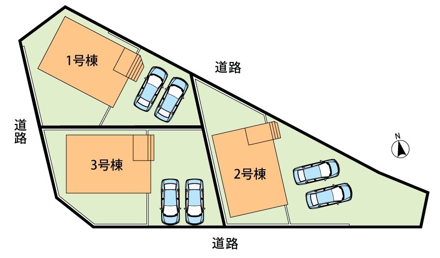 三重郡菰野町千草　第3期　1号地 区画図