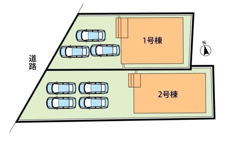 江南市大間町新町　第1期　1号地 区画図