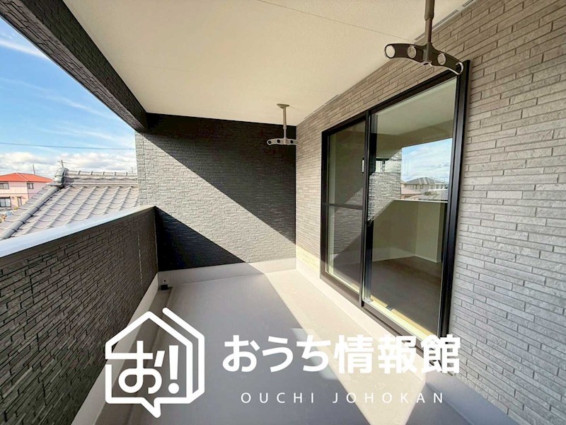 江南市和田町宮　A号地 現地写真（バルコニー）