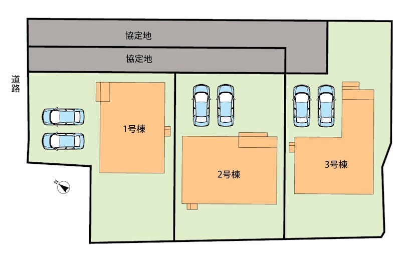 犬山市上野兼若　3号地 区画図