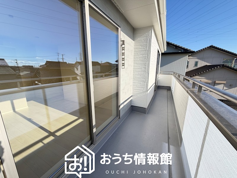 犬山市上野兼若　3号地 現地写真（バルコニー）