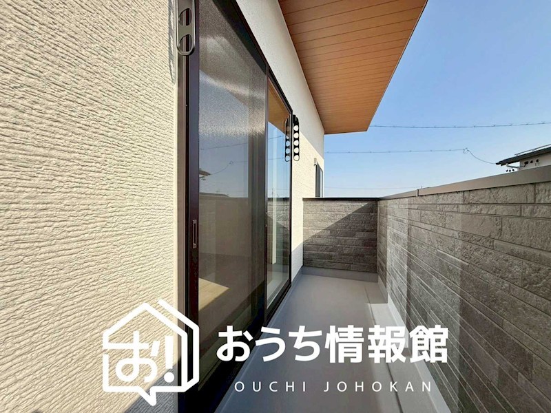 一宮市西五城　A号地　 現地写真（バルコニー）