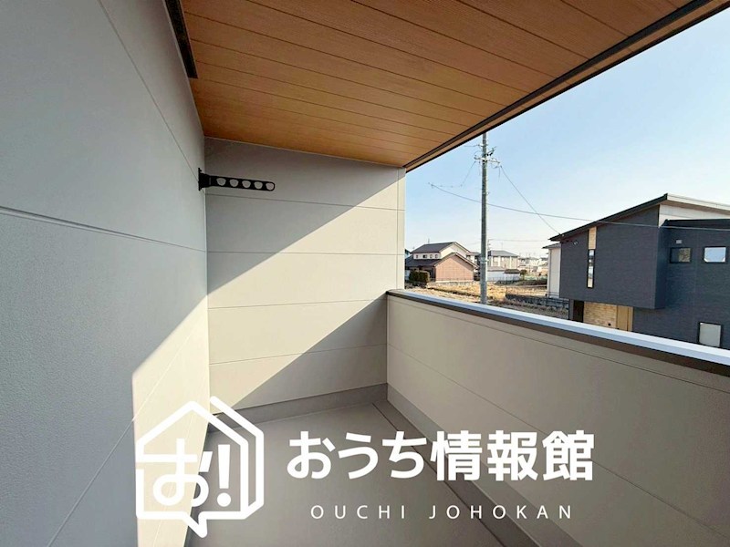 一宮市西五城　B号地　  現地写真（バルコニー）