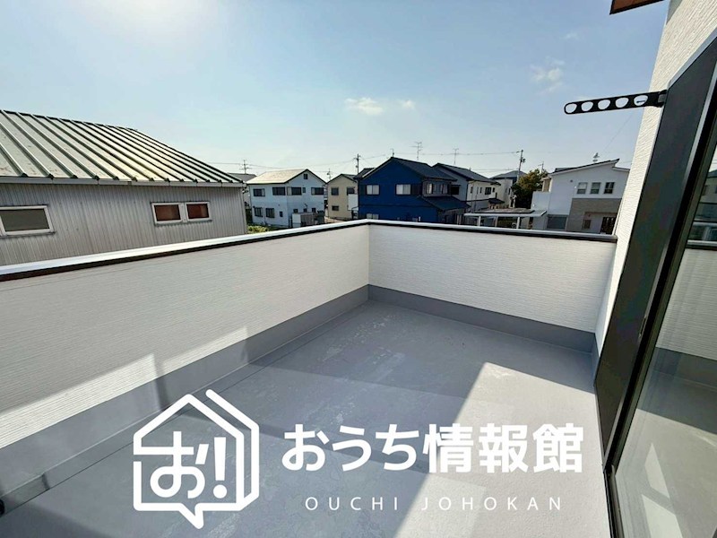 一宮市西五城　C号地　 現地写真（バルコニー）