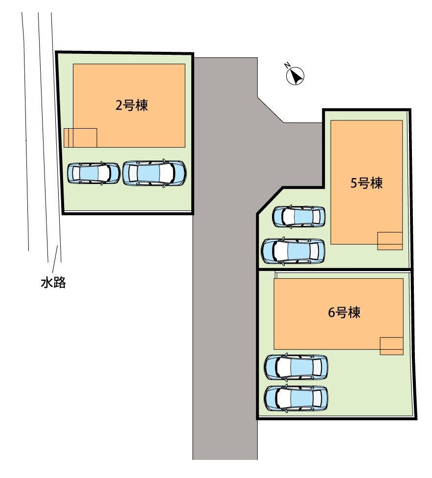 姫路市野里堀留町　第1期　2号地  区画図