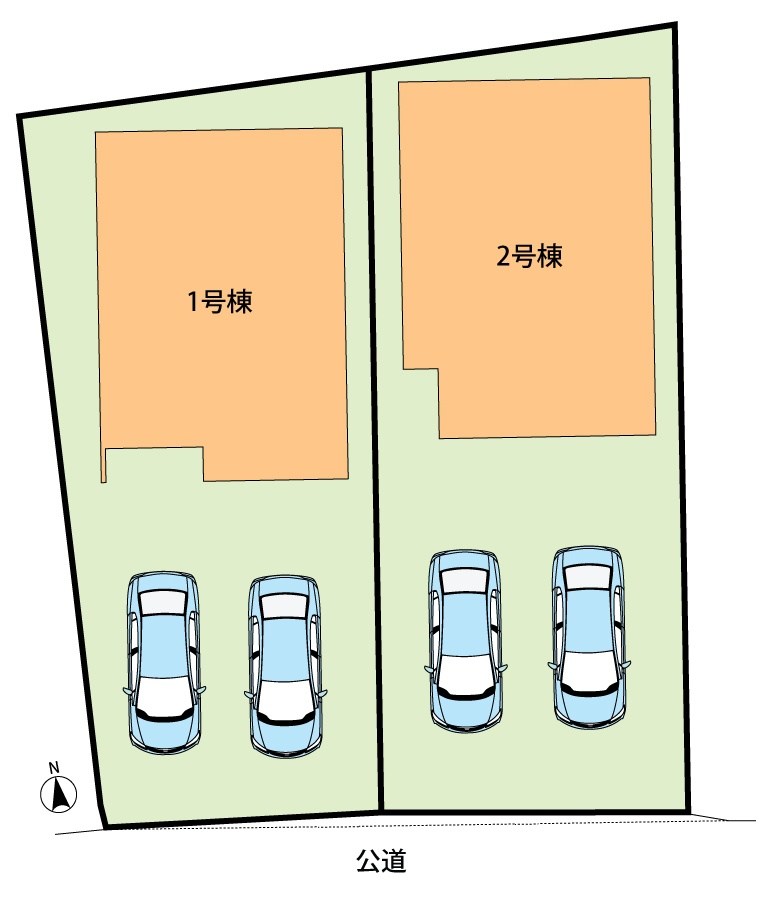姫路市網干区垣内西町　第1期　2号地 区画図