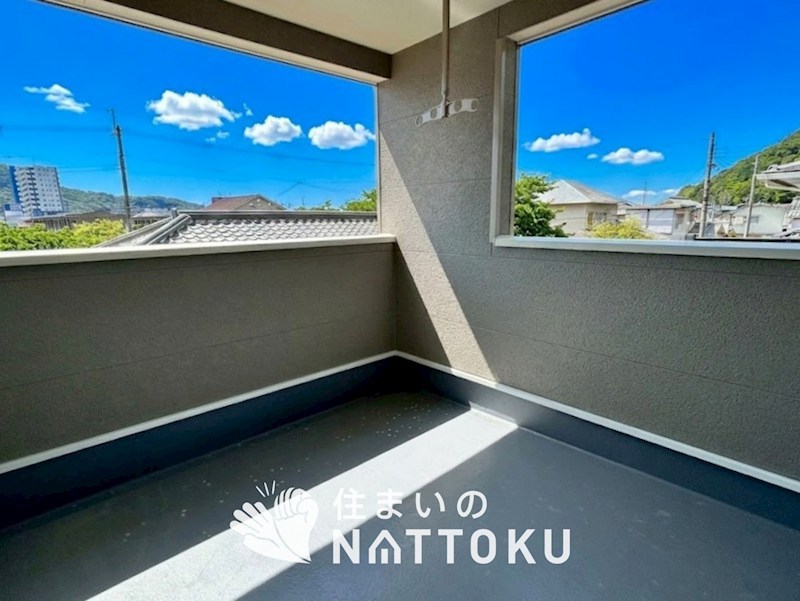 赤穂市北野中　第4期　1号地  現地写真（バルコニー）
