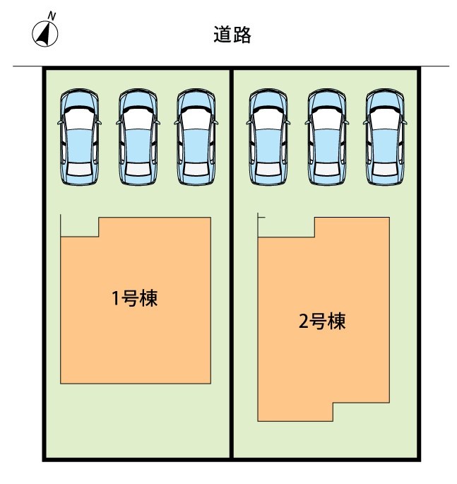 赤穂市南野中　第6期　2号地  区画図