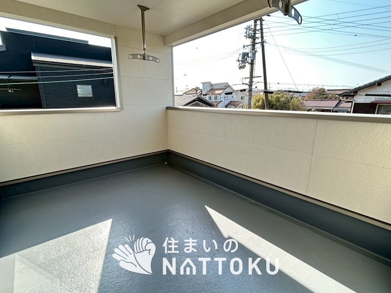 加古川市別府町新野辺　第23期　2号地 現地写真（バルコニー）
