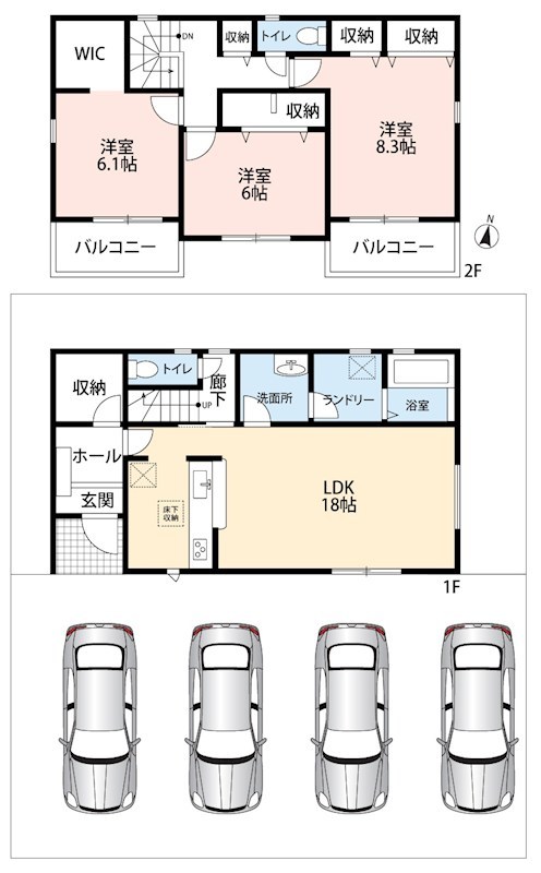 加古川市新神野　第5期 間取図・土地図