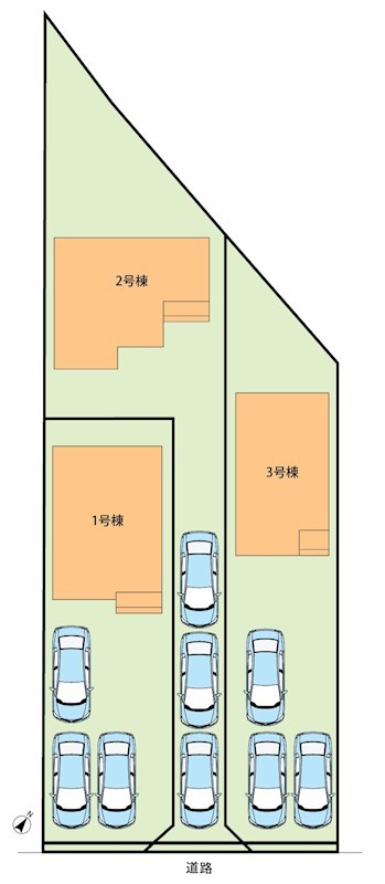 三木市末広　3号地 区画図