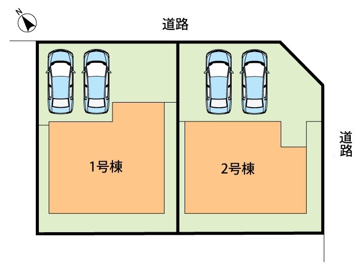 淡路市大磯　第2期　1号地 区画図