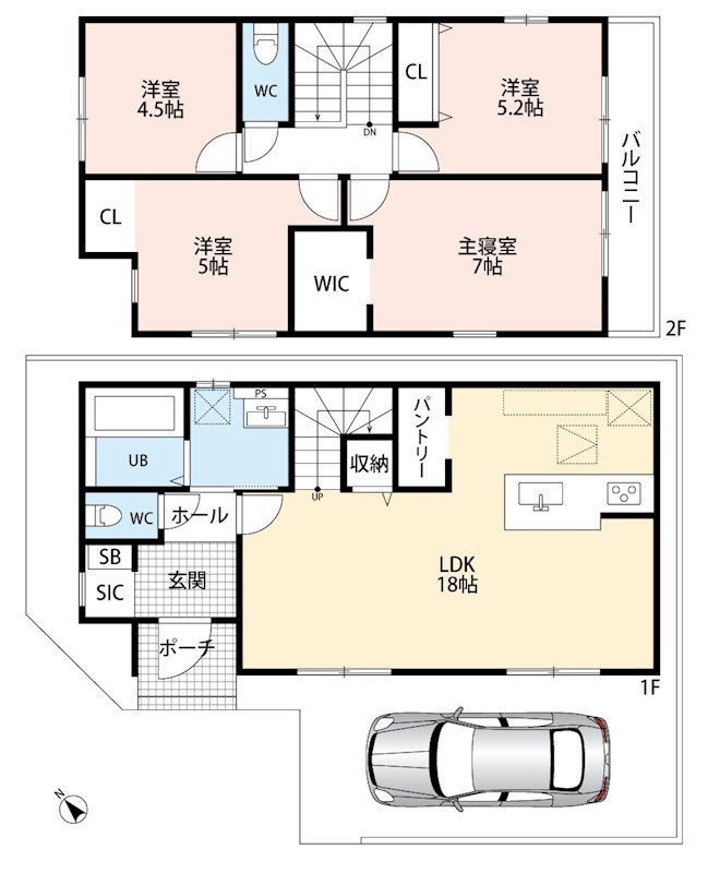 摂津市鳥飼下　第1期　3号地  間取図・土地図