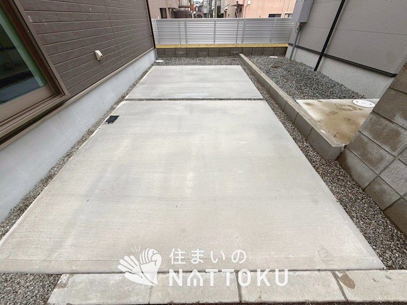 摂津市鳥飼下　第1期　3号地  現地写真（駐車場）