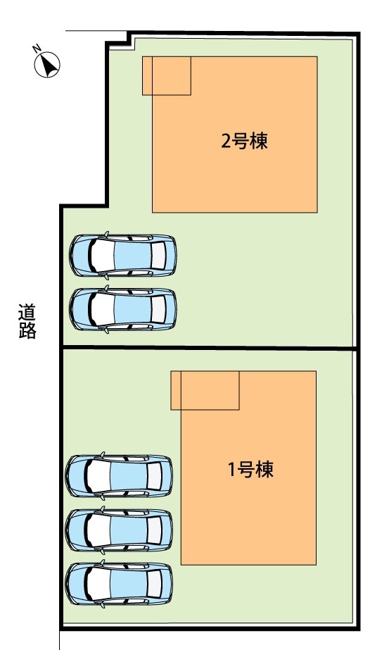 東近江市五個荘清水鼻町　第1期　2号地 区画図