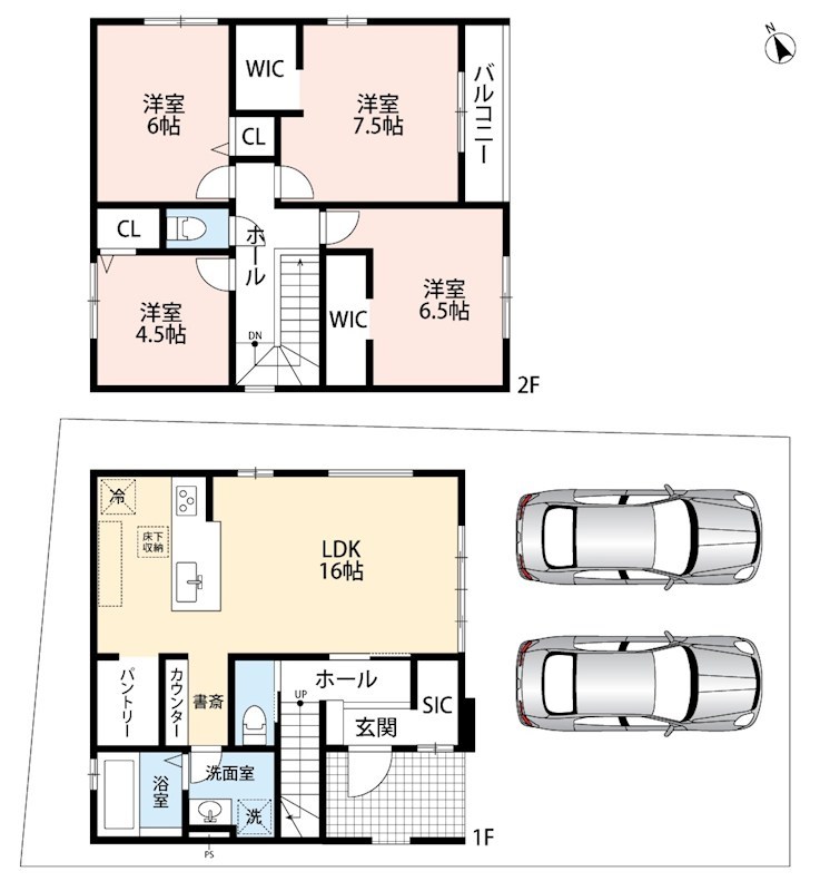 大津市雄琴　第1期　1号地 間取図・土地図
