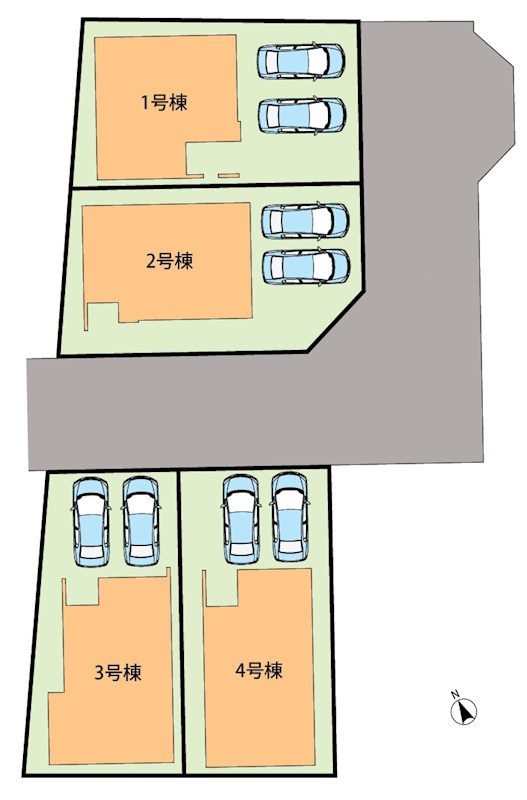 大津市雄琴　第1期　1号地 区画図