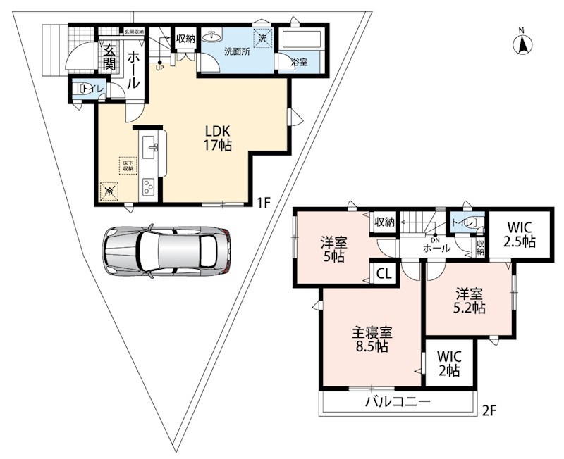 高石市綾園　第2期　3号地  間取図・土地図