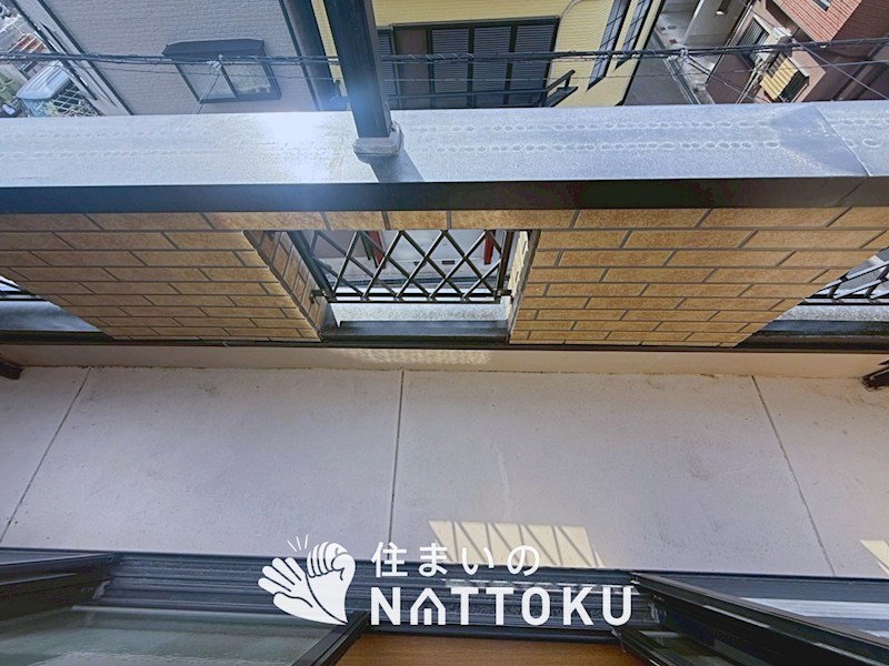 枚方市野村元町 現地写真（バルコニー）
