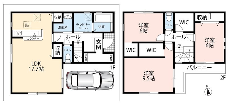 松原市丹南　第2期　 間取図・土地図